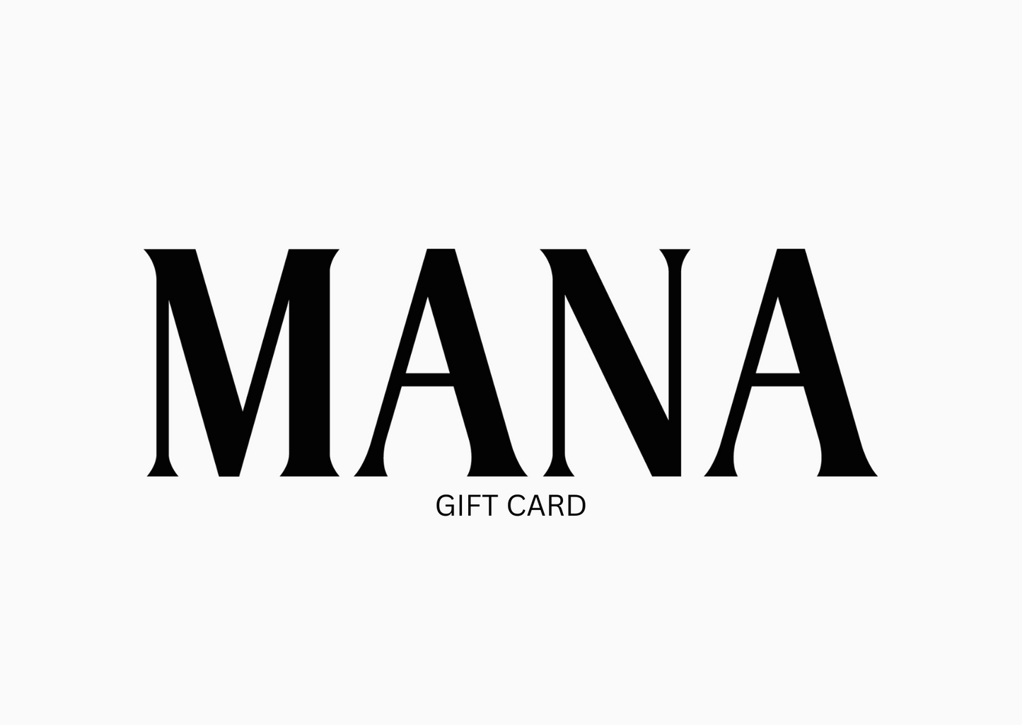 MANA giftcard